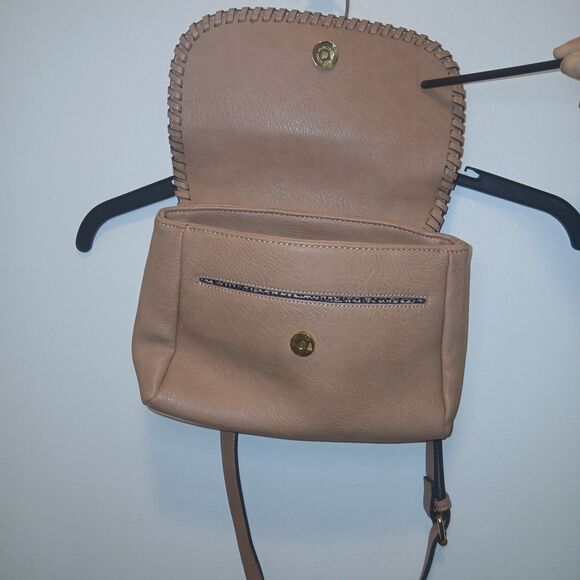 Sole Society Pink Top Handle Purse With Shoulder Cross Body Strap - Picture 7 of 12